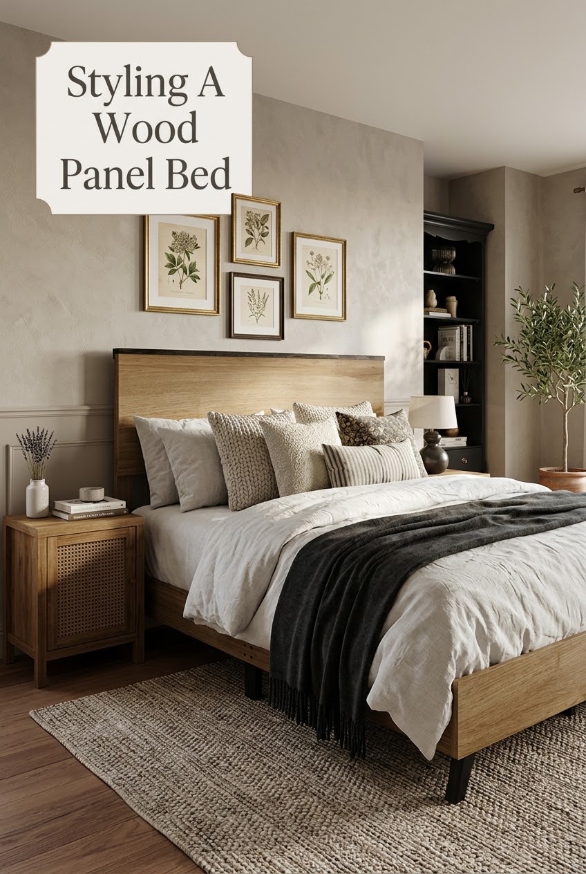 The Art of the Wooden Anchor: Styling the Modern Panel Bed for Depth and Warmth