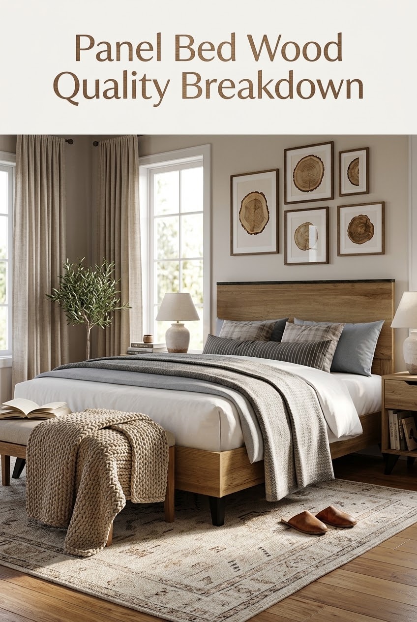 The Art of the Wooden Anchor: Styling the Modern Panel Bed for Depth and Warmth