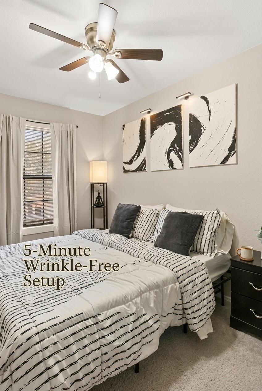 The Art of the Instant Bed: How to Achieve a Pristine, Wrinkle-Free Look in Five Minutes Flat