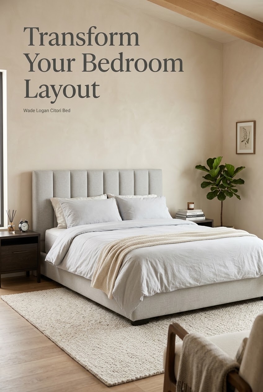 The Architecture of Rest: How a Tall Panel Headboard Resets Bedroom Proportions