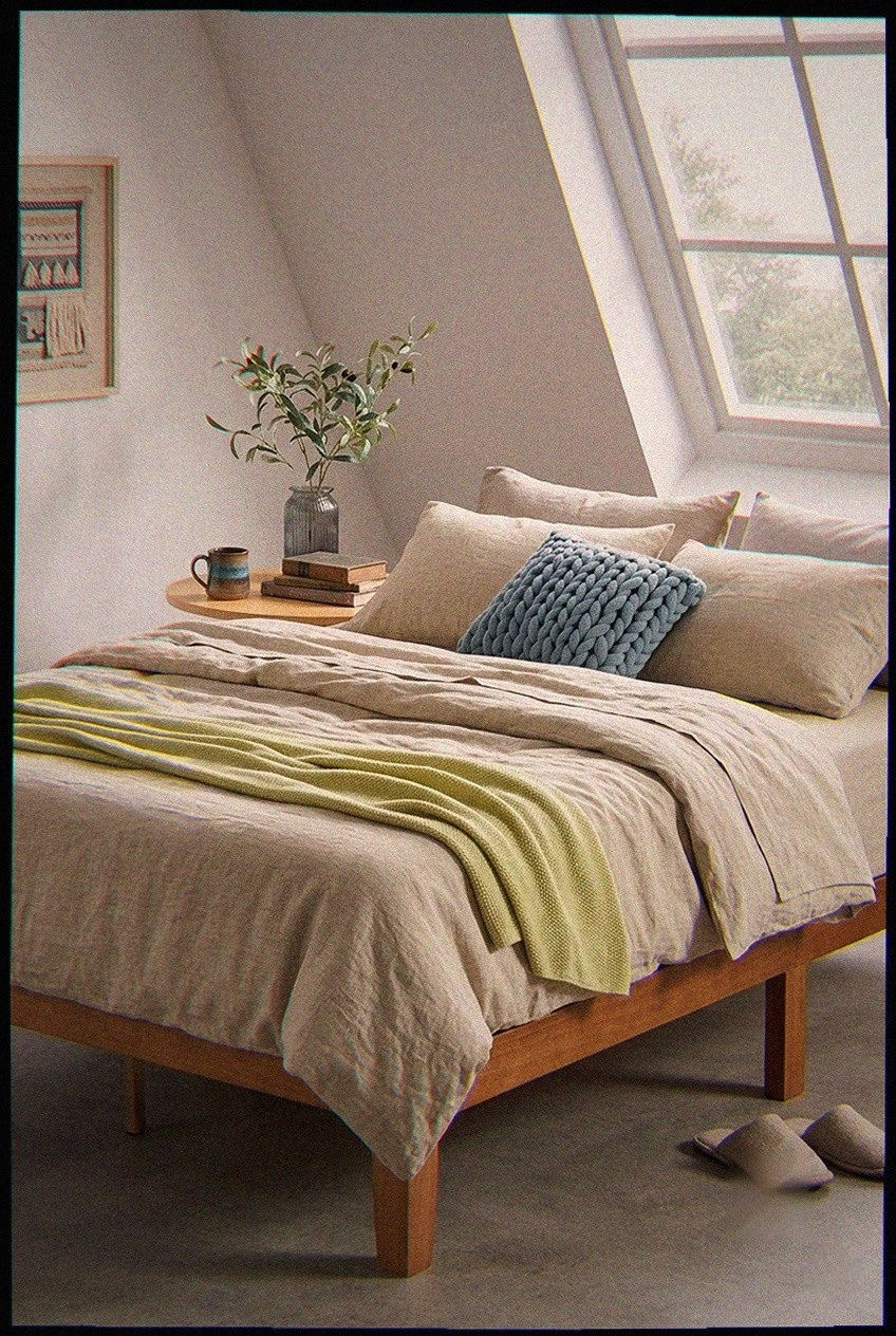 Artful Anchors: Elevating Bedroom Spaces with Natural Grain
