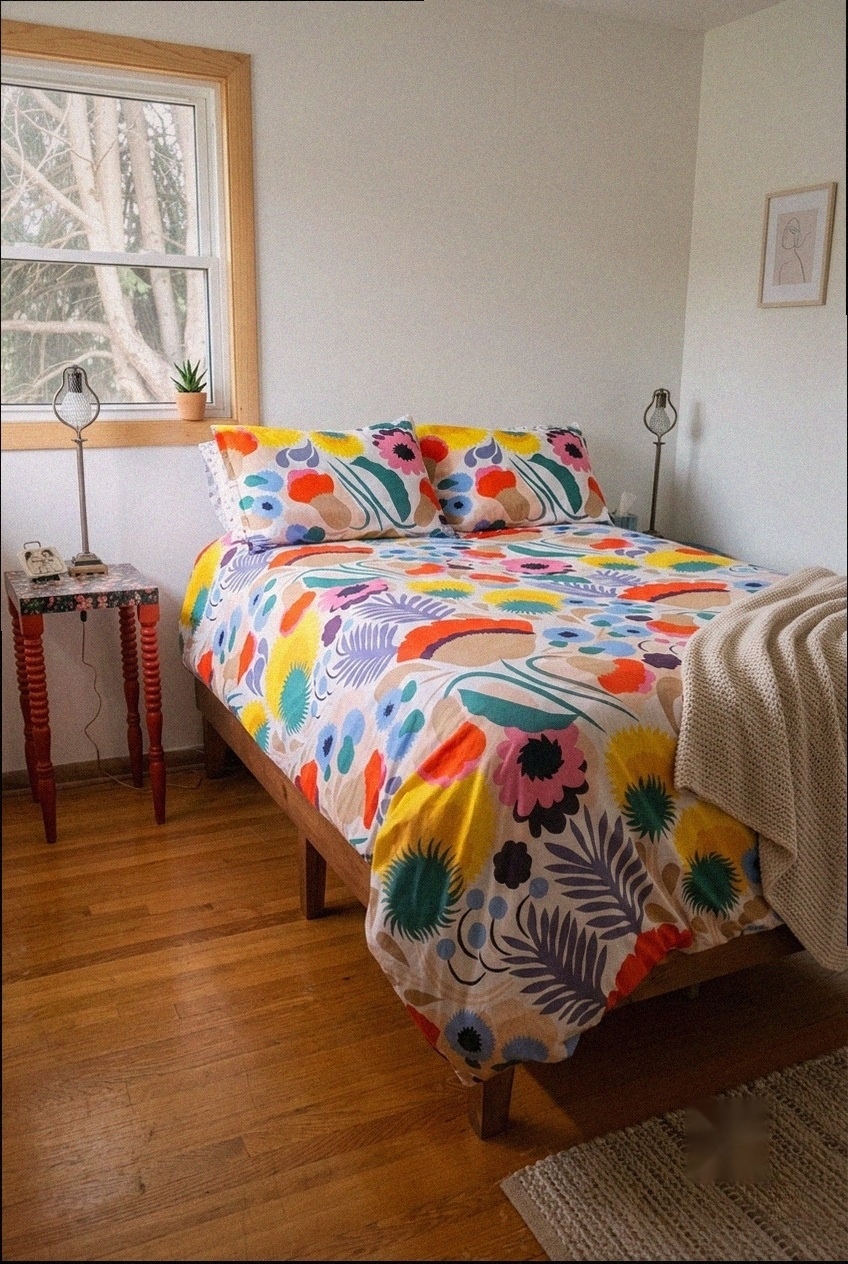Artful Anchors: Elevating Bedroom Spaces with Natural Grain