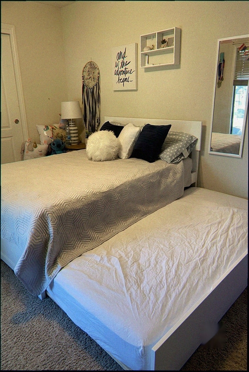 Elevating the Guest Room: Styling the Solid Wood Platform Bed with Trundle