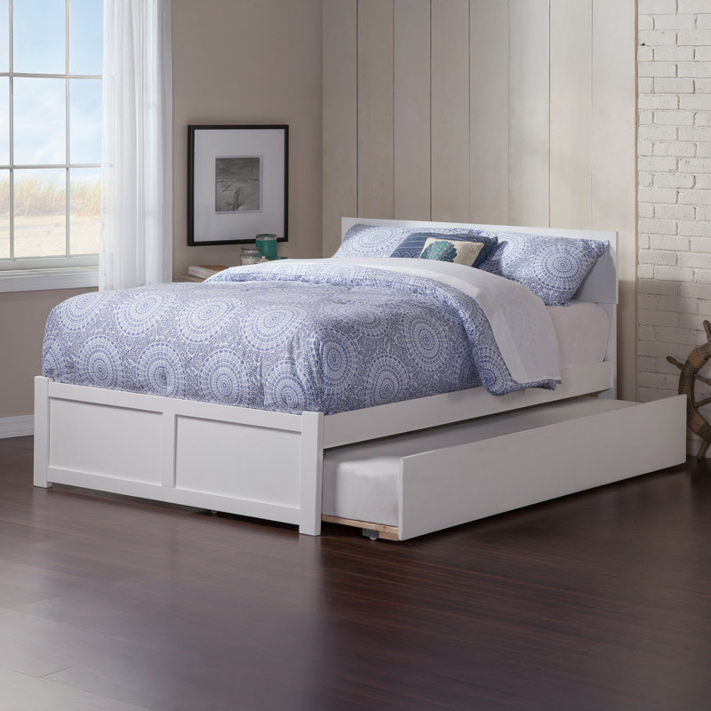 Viv Rae Bueno Park Solid Wood Platform Bed With Footboard And Trundle W003485482