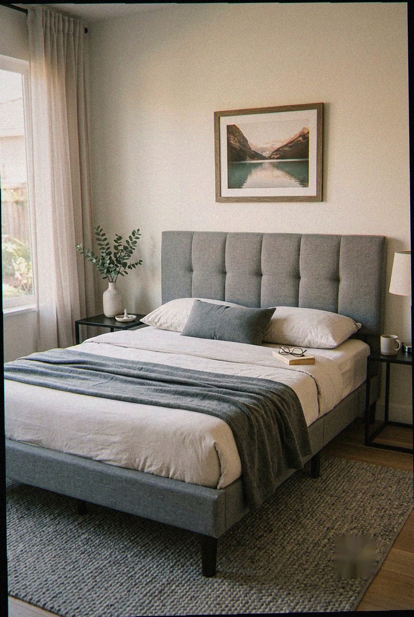 The Art of Grounded Luxury: Styling a Modern Low Profile Platform Bed Frame