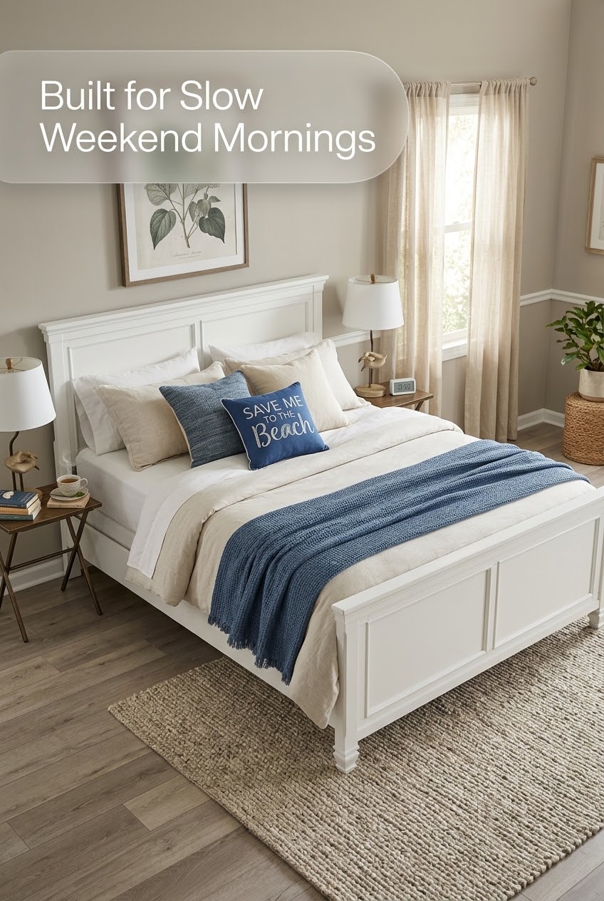 The Art of the White Panel Bed: Styling a Refined Farmhouse Sanctuary