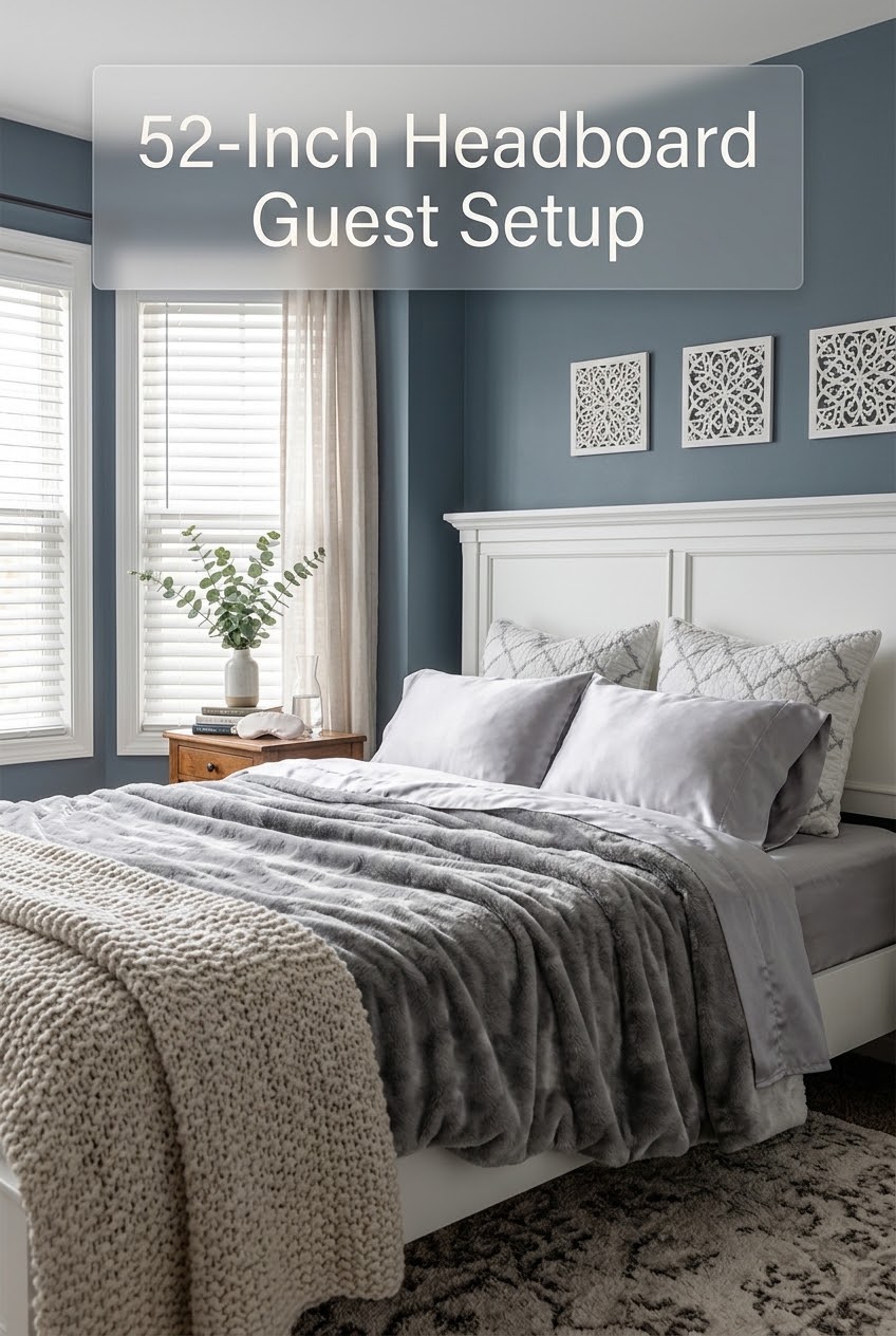 The Art of the 52-Inch Headboard: Curating a Host-Ready Guest Sanctuary