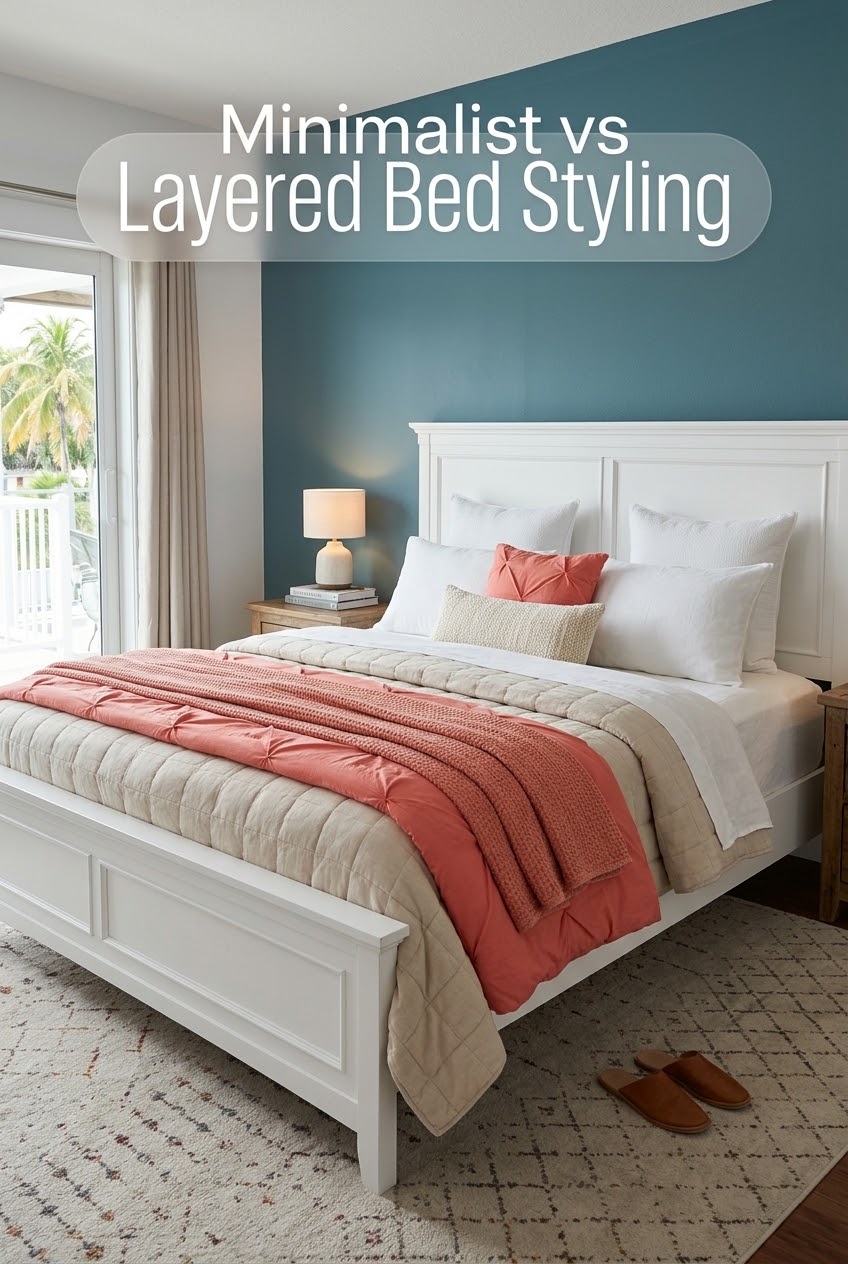 The White Panel Bed Silhouette: How to Master Minimalist vs. Layered Bedding Rules