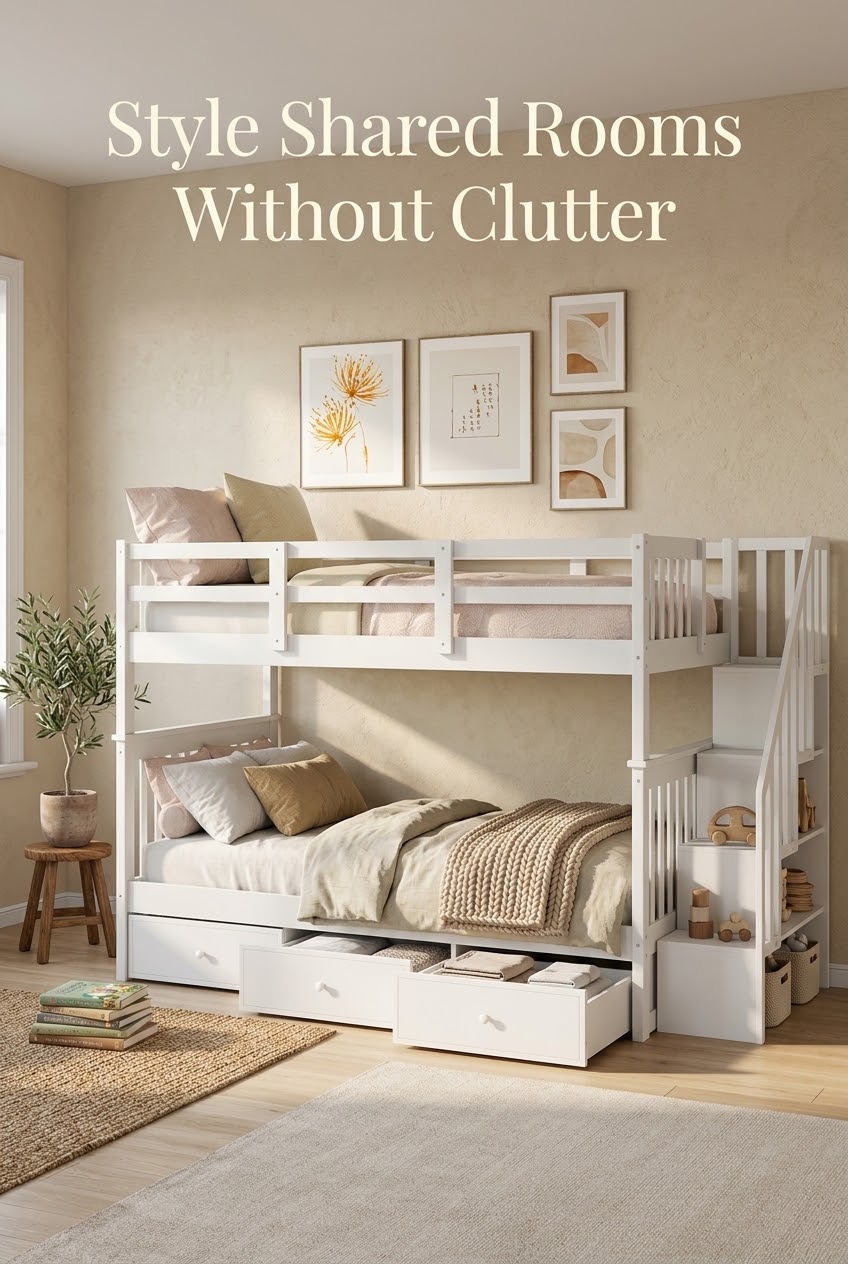 The Art of the Shared Space: How Built-In Storage Solves the Shared Bedroom Conundrum