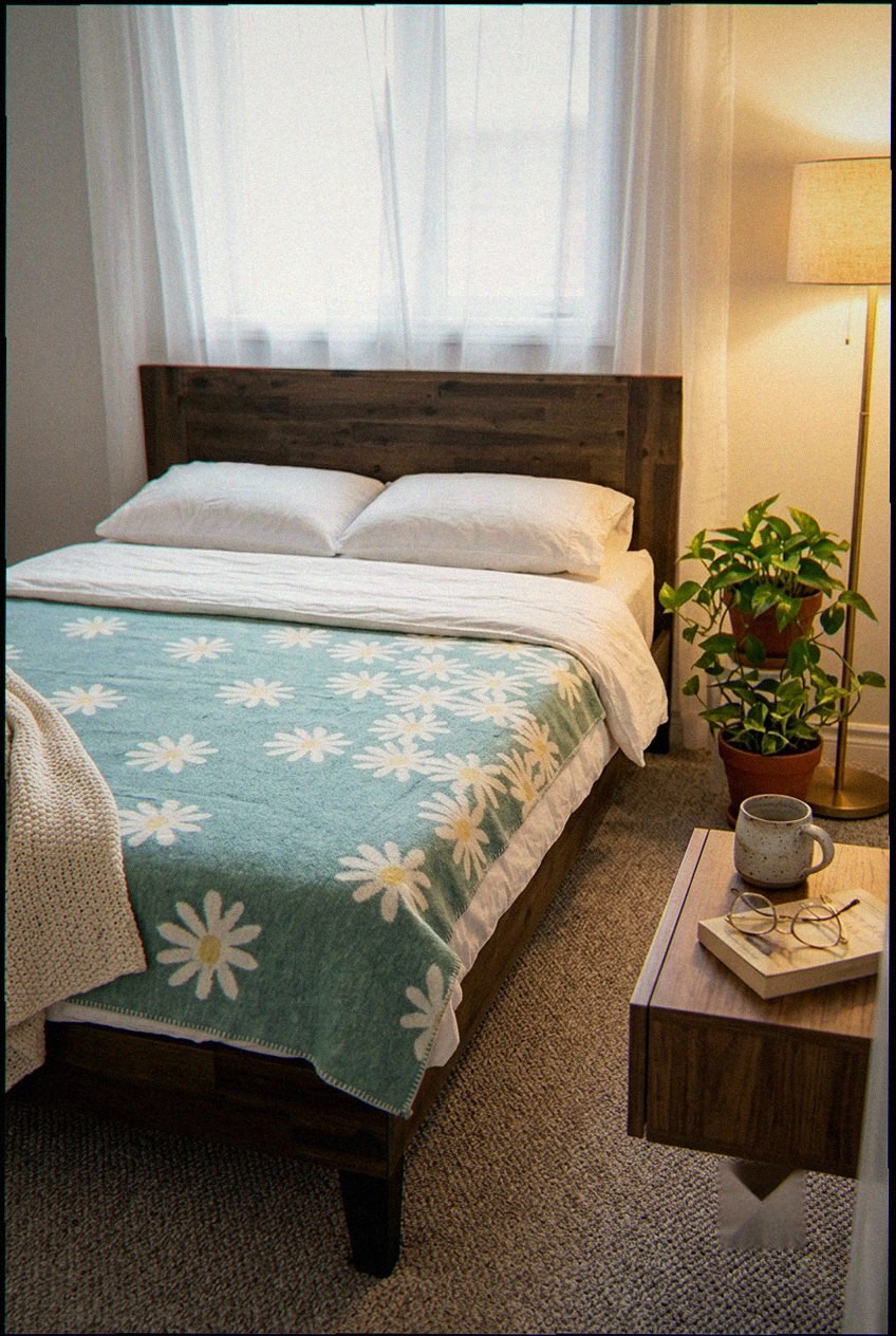 How to Style the Rustic Solid Wood Platform Bed Frame: Design Tips & Palette Ideas