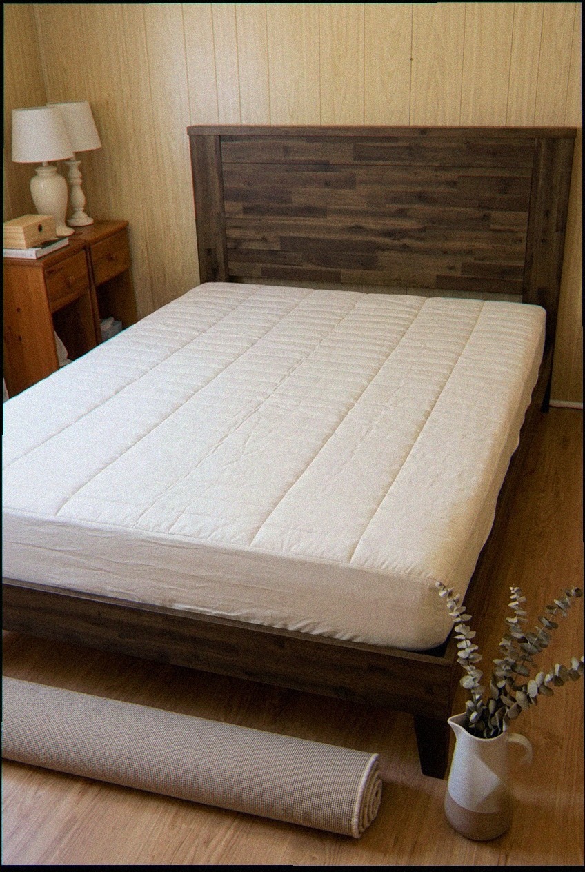 How to Style the Rustic Solid Wood Platform Bed Frame: Design Tips & Palette Ideas