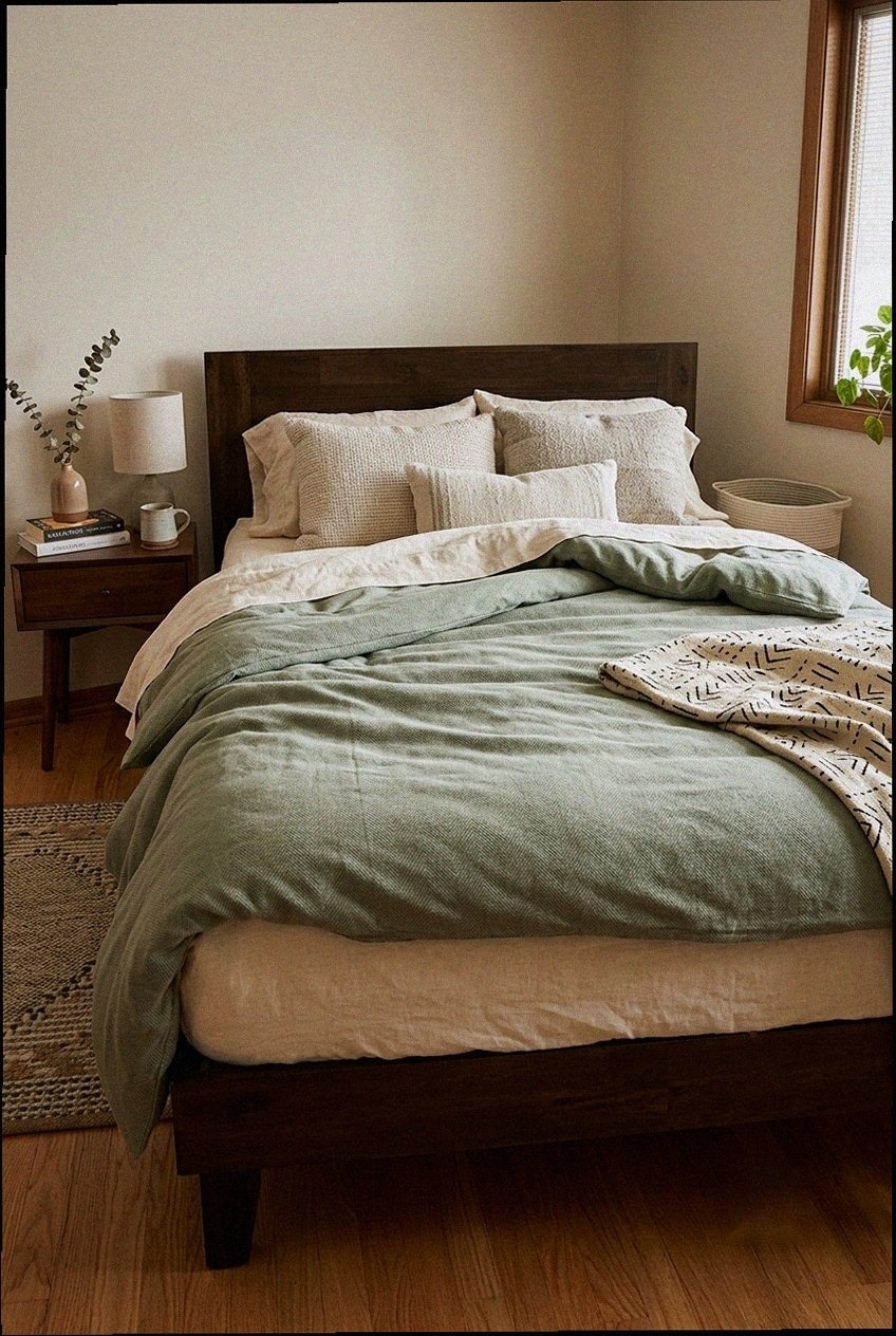 How to Style the Rustic Solid Wood Platform Bed Frame: Design Tips & Palette Ideas
