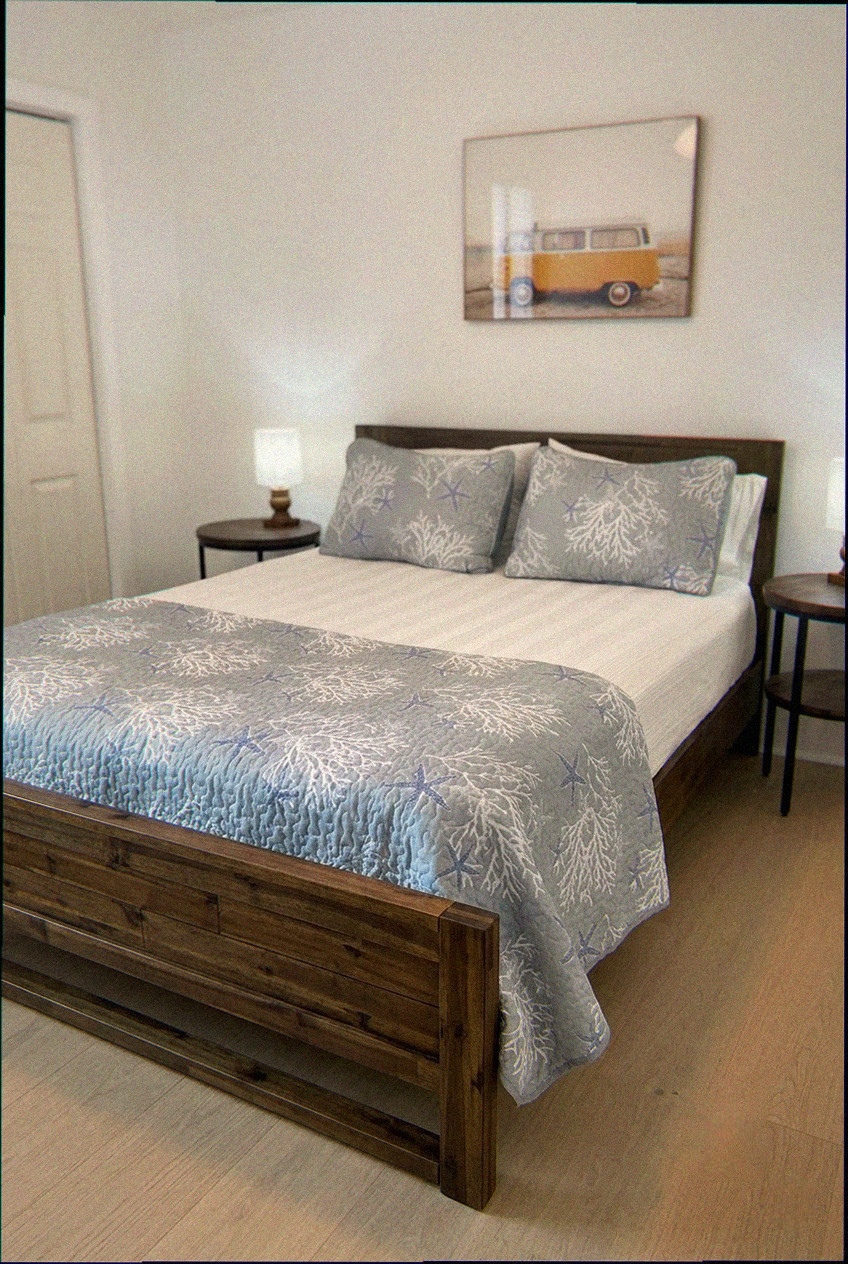 How to Style the Rustic Solid Wood Platform Bed Frame: Design Tips & Palette Ideas