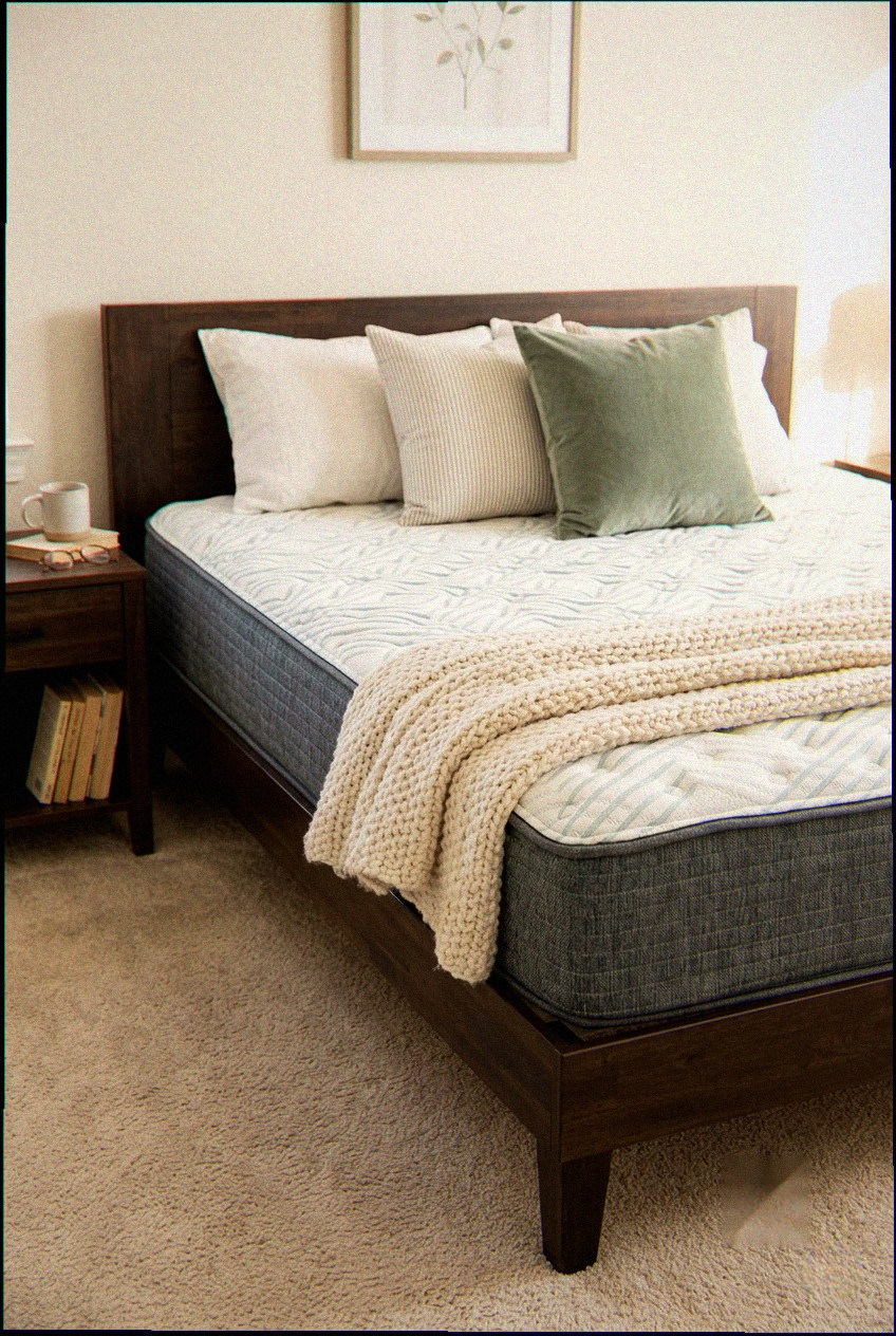 How to Style the Rustic Solid Wood Platform Bed Frame: Design Tips & Palette Ideas