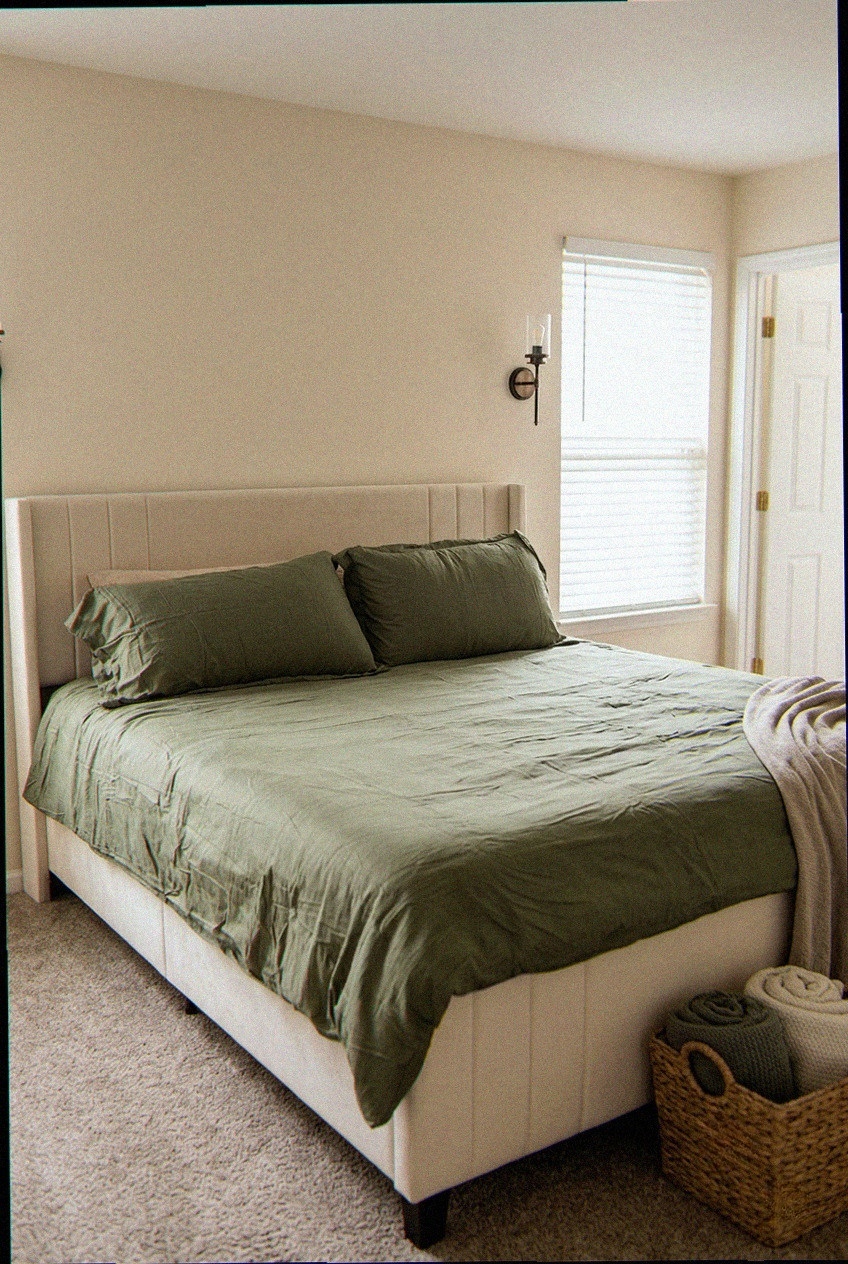 The Art of Modern Rest: Styling the Velvet Upholstered Platform Bed Frame