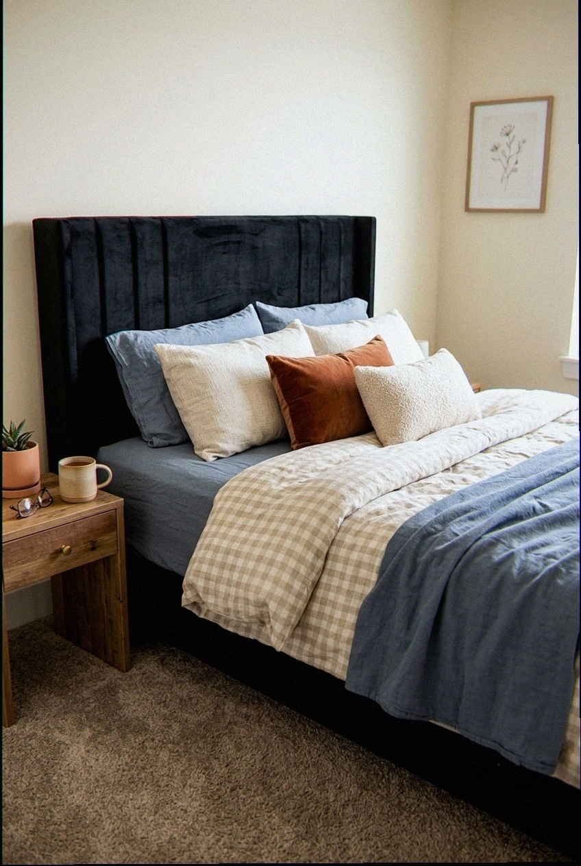 The Art of Modern Rest: Styling the Velvet Upholstered Platform Bed Frame