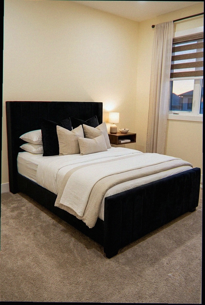 The Art of Modern Rest: Styling the Velvet Upholstered Platform Bed Frame