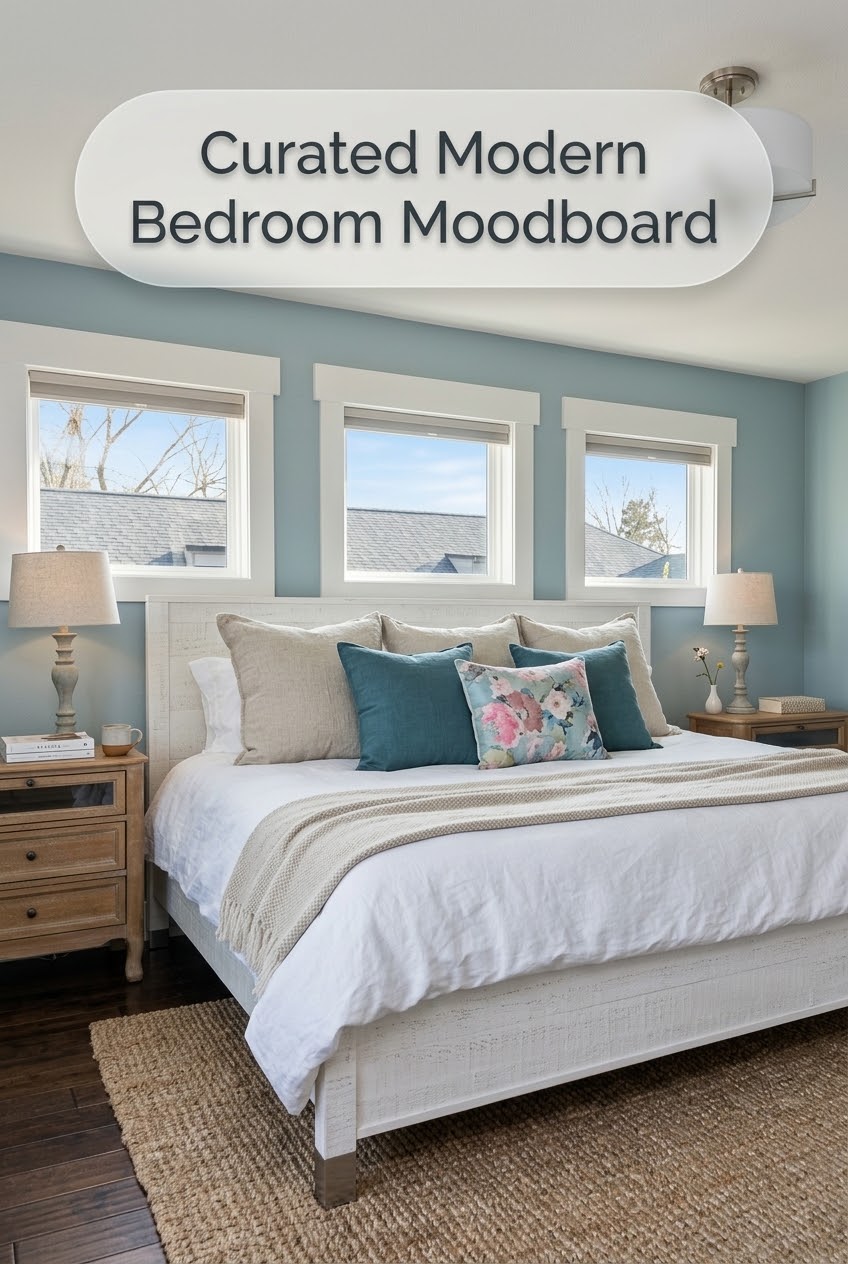 The Art of the Grounded Sanctuary: Building a Curated Modern Bedroom Moodboard Around Solid Wood