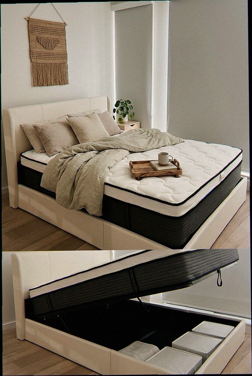 The Art of the Tailored Sanctuary: How to Style an Upholstered Platform Bed with Lift Up Storage