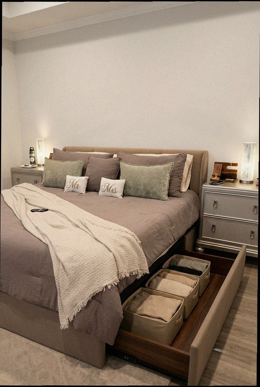 The Art of the Tailored Sanctuary: How to Style an Upholstered Platform Bed with Lift Up Storage