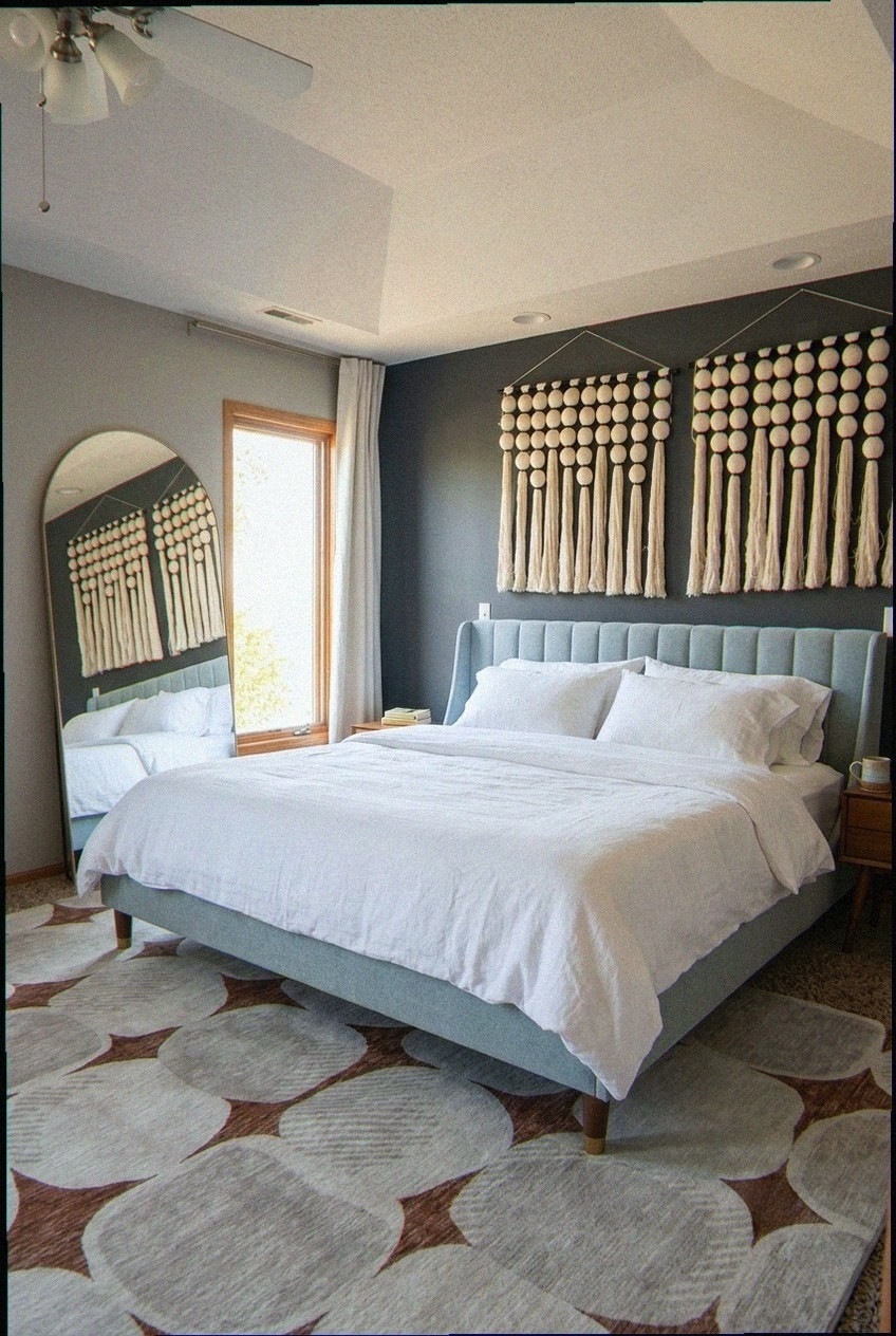 Curating an Intimate Sanctuary with Layered Textures and Tailored Lines