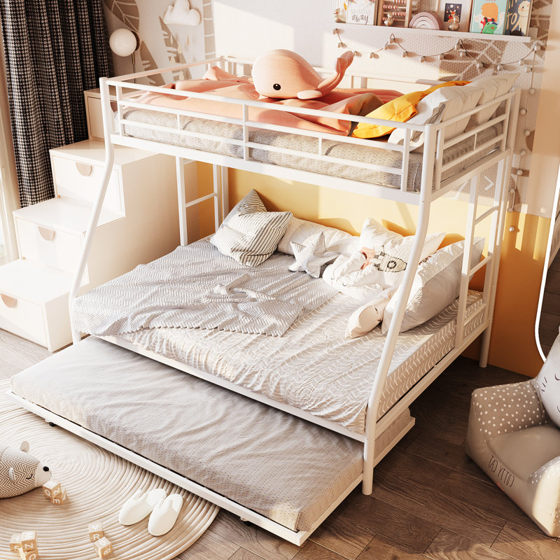 How to Style Bright White Beds Right: Elevating Metal Bunk Beds into High Design