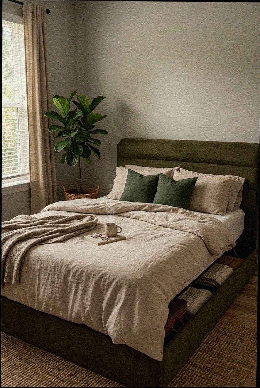 Architectural Calm: How to Style the Upholstered Lift Up Storage Platform Bed