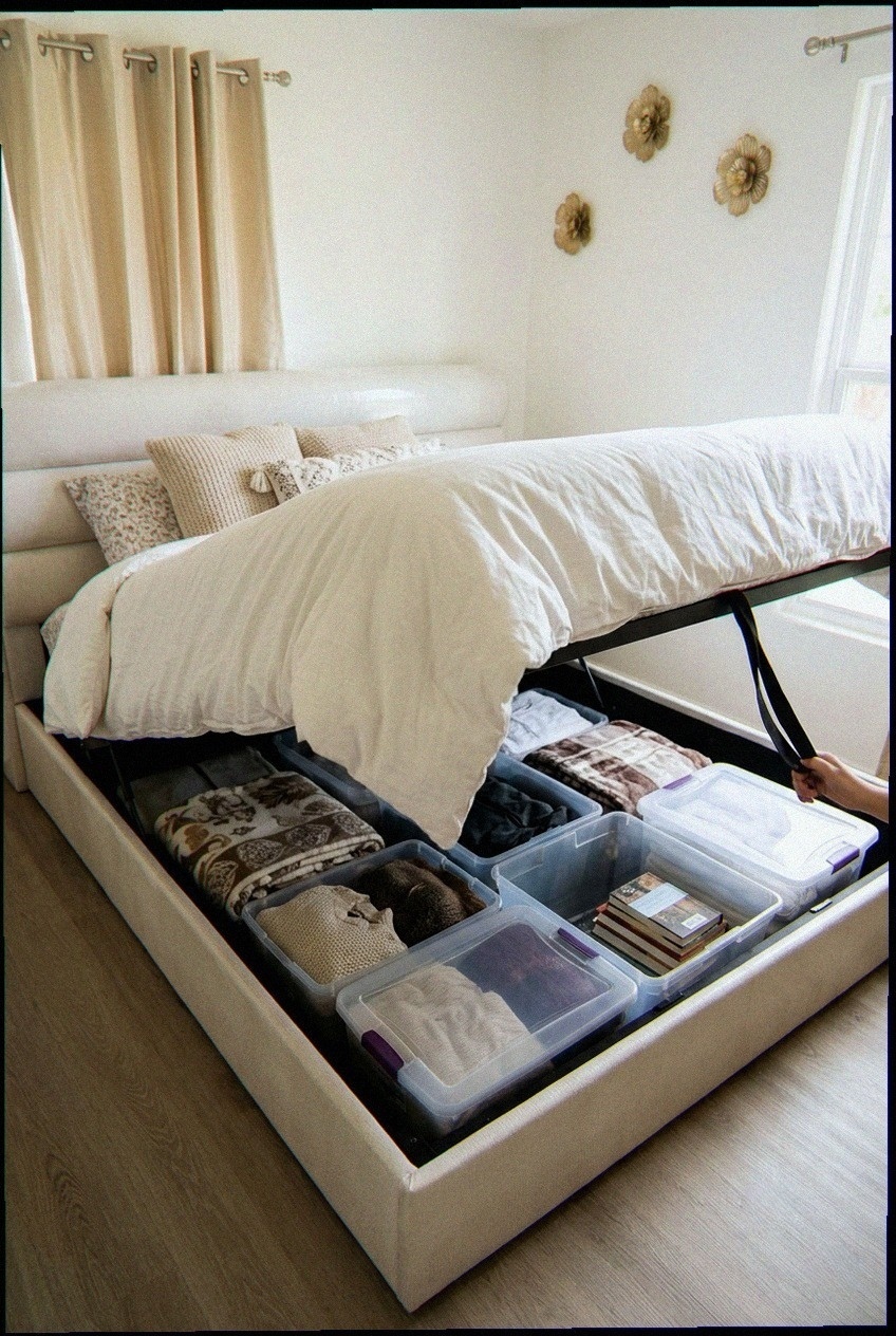 Architectural Calm: How to Style the Upholstered Lift Up Storage Platform Bed