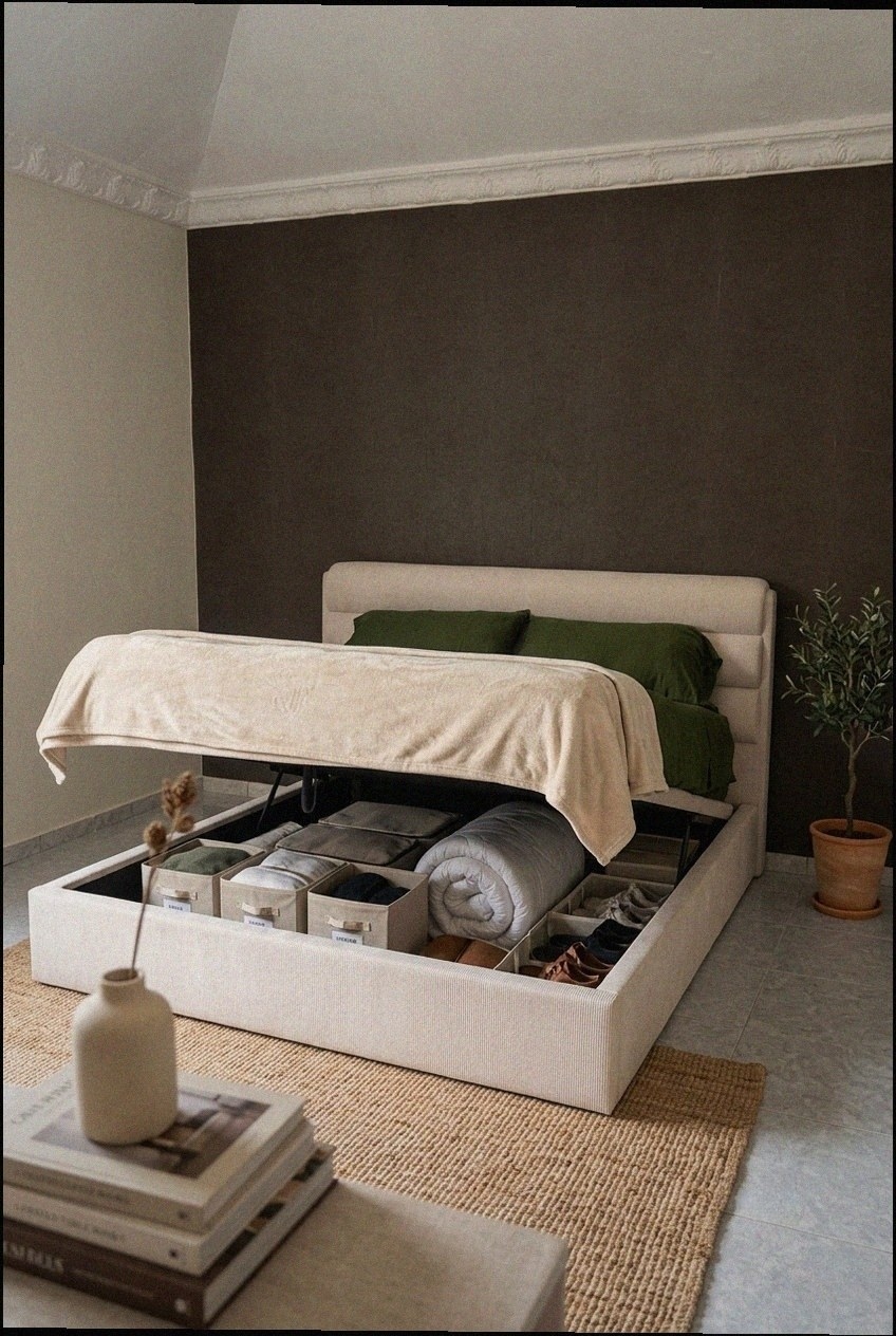 Architectural Calm: How to Style the Upholstered Lift Up Storage Platform Bed