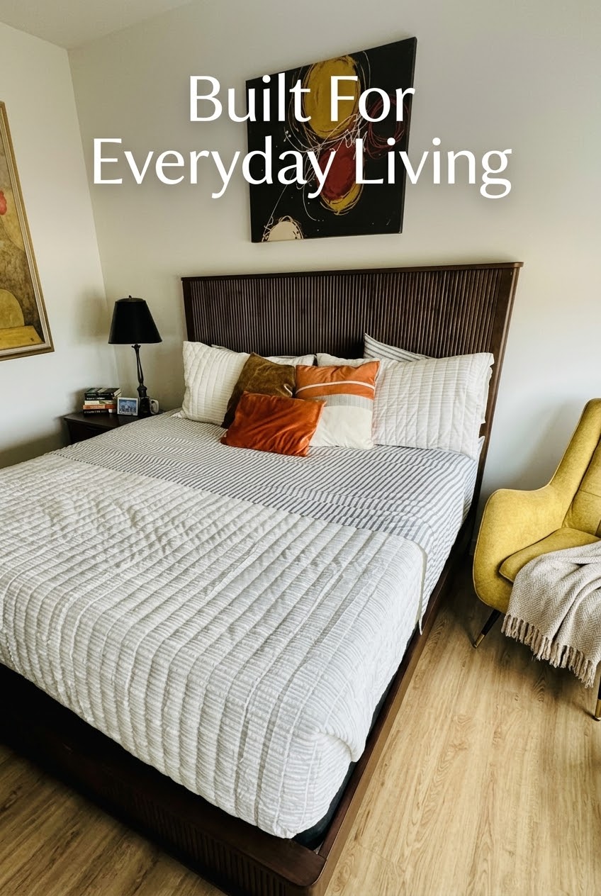 How to Style Fluted Wood Like a Pro: The Architectural Statement Bed