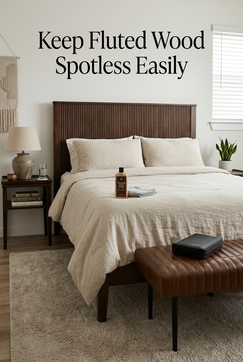 How to Style Fluted Wood Like a Pro: The Architectural Statement Bed