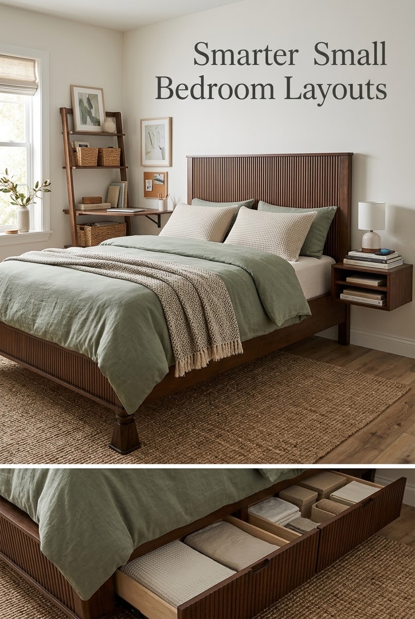 Smarter Small Bedroom Layouts: The Architectural Power of Fluted Wood