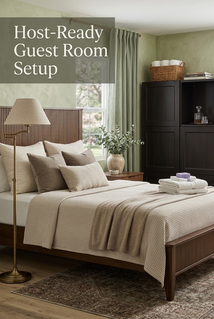 The Art of the Host-Ready Guest Suite: Mastering the Fluted Platform Bed Setup