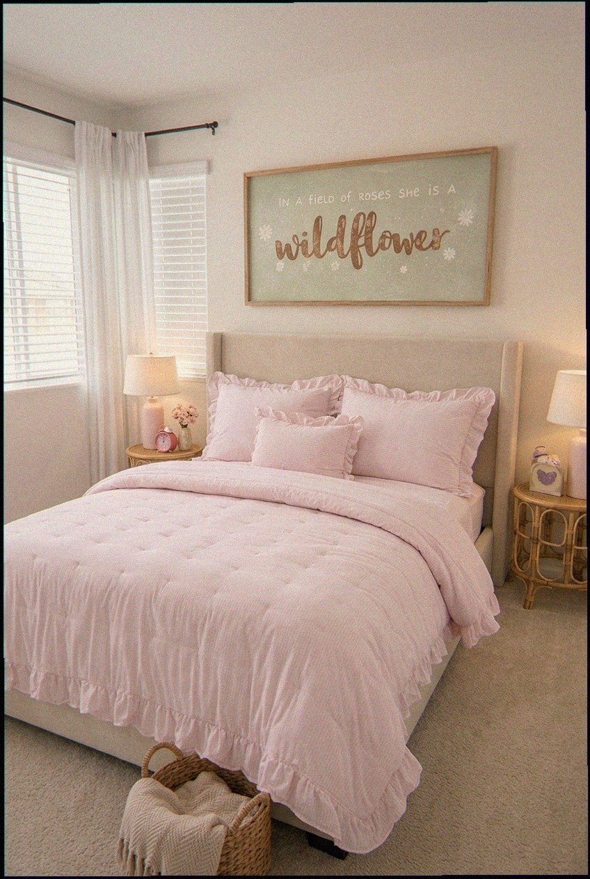 The New Classic: Curating Around a Modern Upholstered Wingback Bed Frame