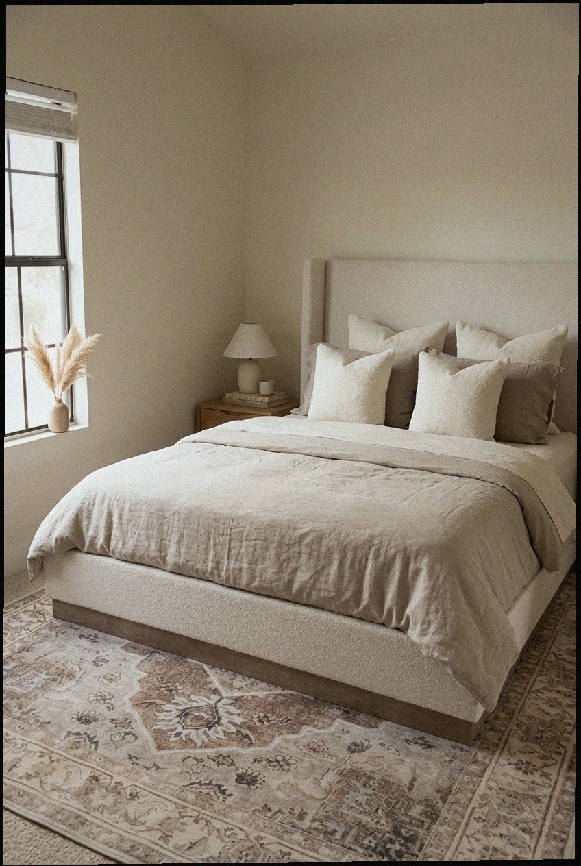 The New Classic: Curating Around a Modern Upholstered Wingback Bed Frame