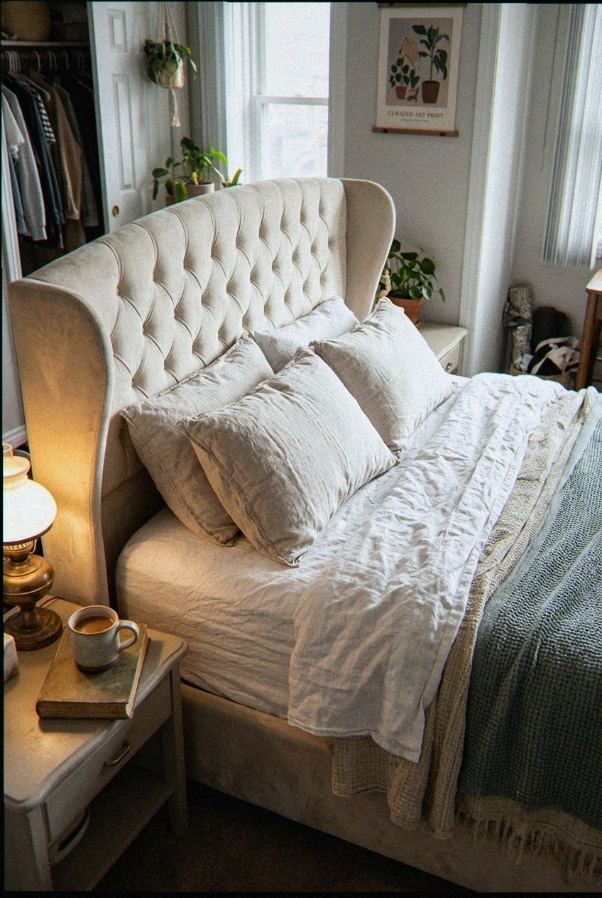 How to Style the Wingback Upholstered Platform Bed Frame: Design Tips & Palette Ideas