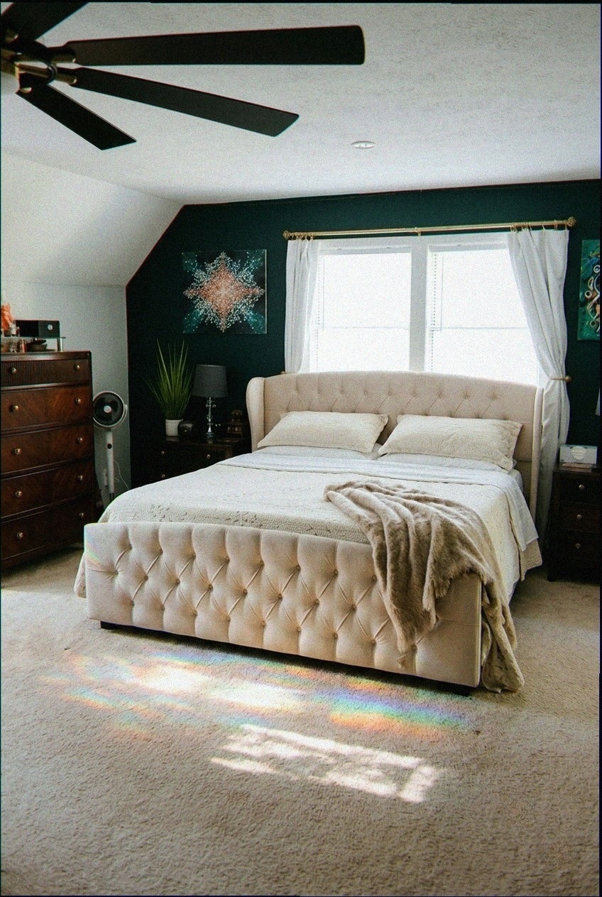 How to Style the Wingback Upholstered Platform Bed Frame: Design Tips & Palette Ideas