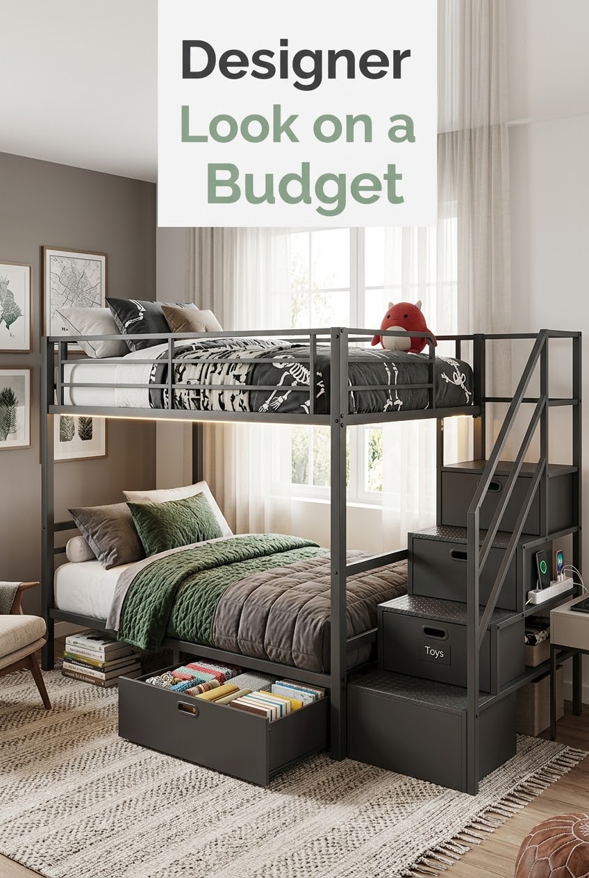 The Architectural Bunk Bed That Rivals Custom Millwork